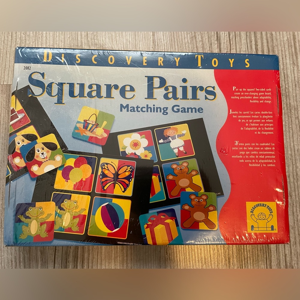 5/$20 - Discovery Matching Game Square Pairs